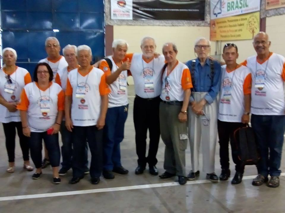 Parte dos delegados do RIO no congresso 
